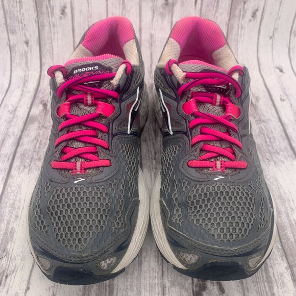 Brooks Womens Ravenna 5 Gray Pink Road Running Shoes 1201491B672 US Size 8.5B - Picture 6 of 11